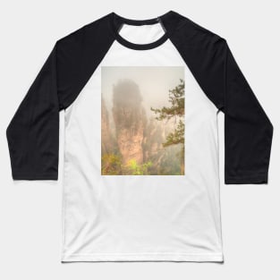 Zhangjiajie Pinnacles Baseball T-Shirt